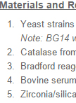 Catalase Activity Assay in Candida glabrata