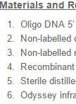 Electrophoresis Mobility Shift Assay