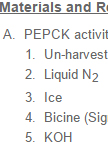 番茄胞质中的磷酸烯醇丙酮酸羧激酶（PEPCK）和质体中的NADP依赖性苹果酸酶（ME）的提取和活性测定