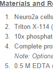 Small-scale Triton X-114 Extraction of Hydrophobic Proteins