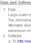 Gene Networks Based on the Graphical Gaussian Model