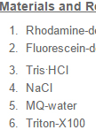 Dye Release Experiments with Dextran Loaded Vesicles