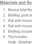 Enrichment of Cells of Interest from Heterogeneous Murine Cells with BioMag Goat Anti-rat IgG