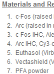 c-Fos and Arc Immunohistochemistry on Rat Cerebellum