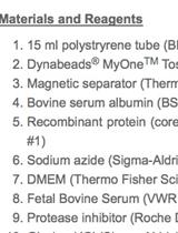 Coupling of HIV-1 gp120-derived Core Protein to Paramagnetic Beads and Adsorption Assays