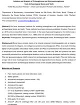 Isolation and Analysis of Proteoglycans and Glycosaminoglycans from Archaeological Bones and Teeth