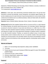 Spore Preparation Protocol for Enrichment of Clostridia from Murine Intestine