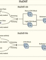 Humanizing Antibodies and Nanobodies From Scratch With HuDiff