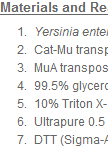 Construction and Screening of a Transposon Insertion Library of Yersinia enterocolitica  (YeO3-R1)