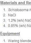 Schistosoma haematobium Egg Isolation