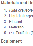 Extraction of Coumarins from Leaves, Petioles, Stems and Roots of Ruta graveolens and Nicotiana benthamiana