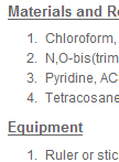 Wax Analysis of Stem and Rosette Leaves in Arabidopsis thaliana