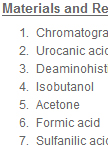 Paper Chromatography as Exemplified by Separation of Urocanic Acid and Deaminohistidine