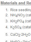 Determination of Nitrate Uptake and Accumulation Using 15N in Rice Seedlings