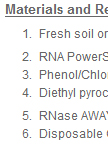 Isolating RNA from the Soil