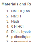 使用 NaBr/NaOCl进行羟脯氨酸检测