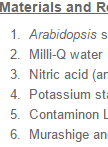 Measurement of Potassium Content in Arabidopsis