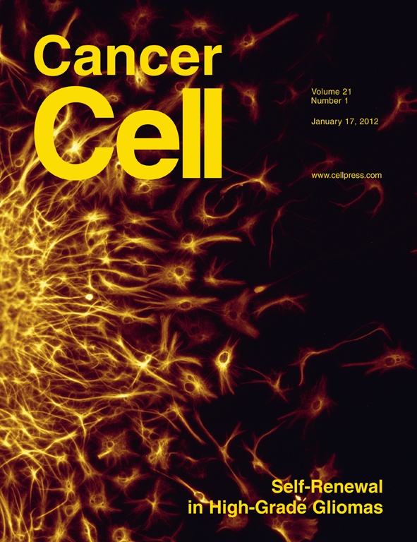 Cover of Cancer Cell, featuring study using the protocol.