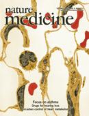 Cover of Nature Medicine, featuring study using the protocol.