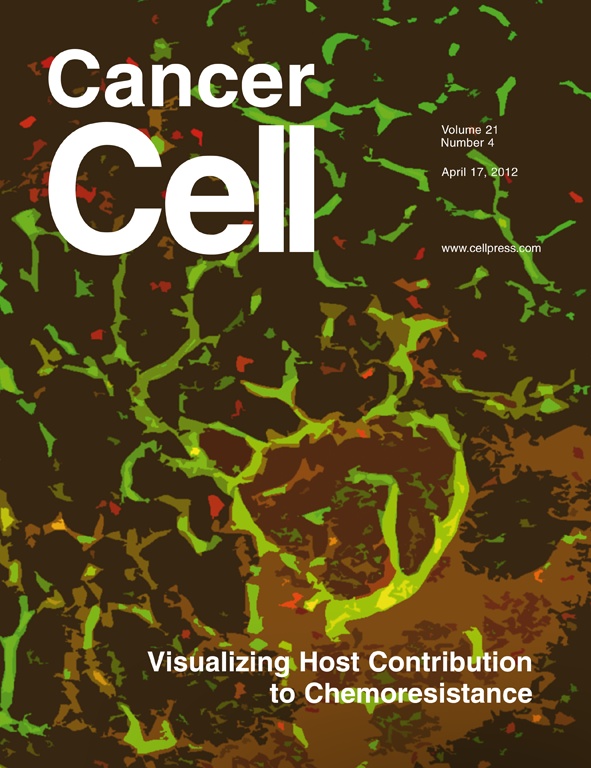 Cover of Cancer Cell, featuring study using the protocol.