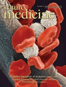 Cover of Nature Medicine, featuring study using the protocol.