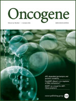 Cover of Oncogene, featuring study using the protocol.