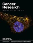 Cover of Cancer Research, featuring study using the protocol.