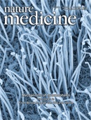 Cover of Nature Medicine, featuring study using the protocol.