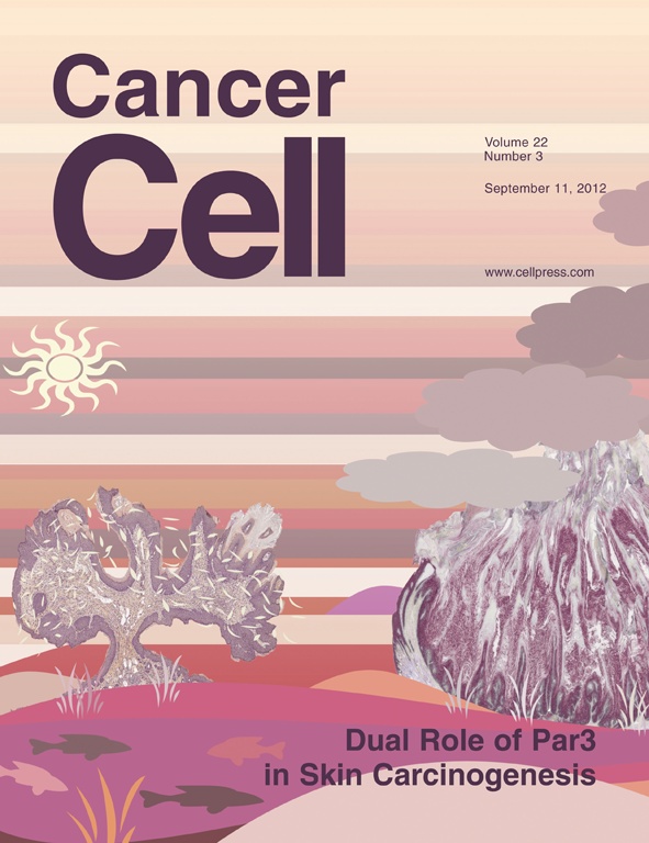 Cover of Cancer Cell, featuring study using the protocol.