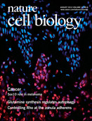 Cover of Nature Cell Biology, featuring study using the protocol.