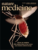 Cover of Nature Medicine, featuring study using the protocol.