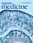 Cover of Nature Medicine, featuring study using the protocol.