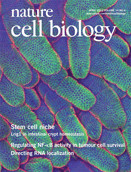 Cover of Nature Cell Biology, featuring study using the protocol.