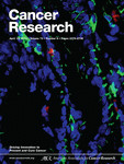 Cover of Cancer Research, featuring study using the protocol.