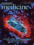 Cover of Nature Medicine, featuring study using the protocol.