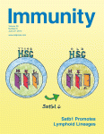 Cover of Immunity, featuring study using the protocol.