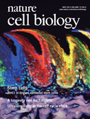 Cover of Nature Cell Biology, featuring study using the protocol.