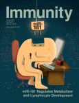 Cover of Immunity, featuring study using the protocol.