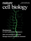 Cover of Nature Cell Biology, featuring study using the protocol.