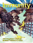 Cover of Immunity, featuring study using the protocol.