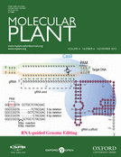 Cover of Molecular Plant, featuring study using the protocol.