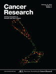 Cover of Cancer Research, featuring study using the protocol.