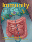 Cover of Immunity, featuring study using the protocol.
