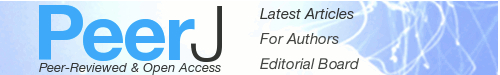 Cover of PeerJ, featuring study using the protocol.