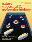 Cover of Nature Structural & Molecular Biology, featuring study using the protocol.