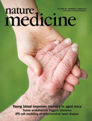 Cover of Nature Medicine, featuring study using the protocol.