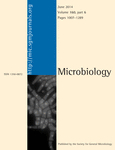 Cover of Microbiology, featuring study using the protocol.