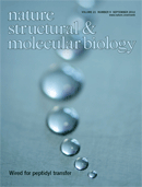 Cover of Nature Structural & Molecular Biology, featuring study using the protocol.