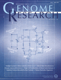 Cover of Genome Research, featuring study using the protocol.