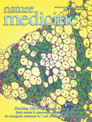 Cover of Nature Medicine, featuring study using the protocol.